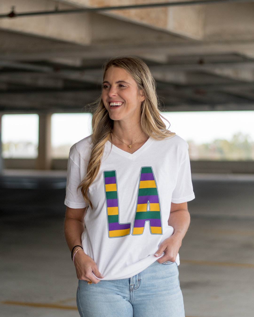 LA Mardi Gras Stripes©  | Mardi Gras Shirts