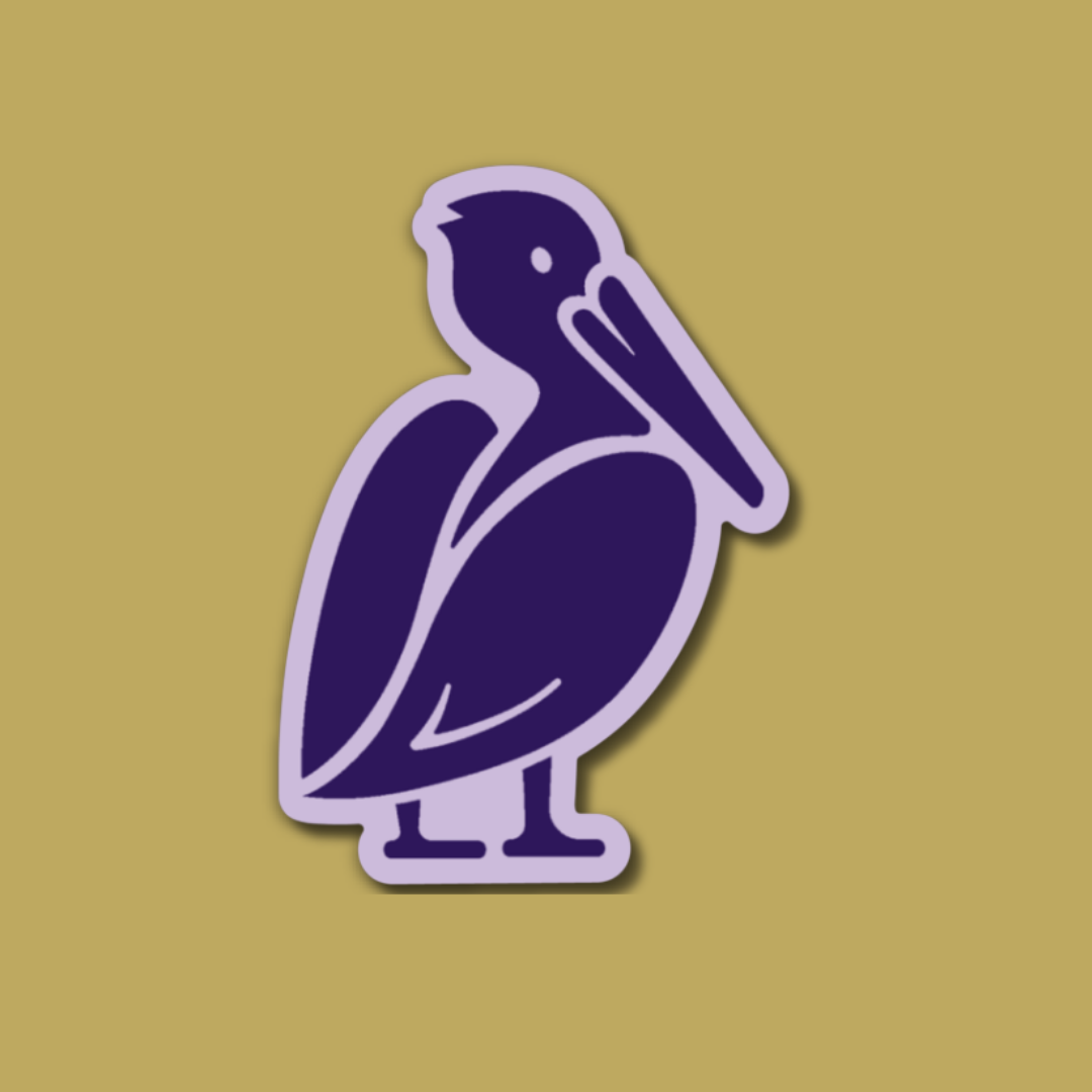 Petey the Pelican Logo  | Sticker