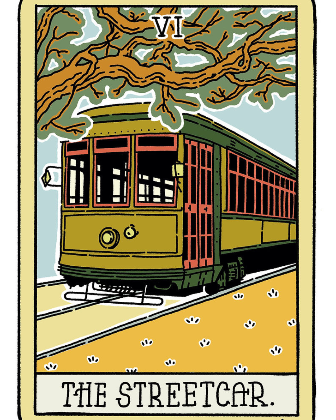 The Streetcar: Tarot Print
