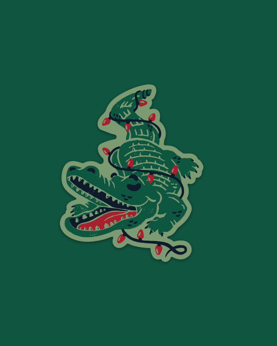 FaLaLa Gator Sticker