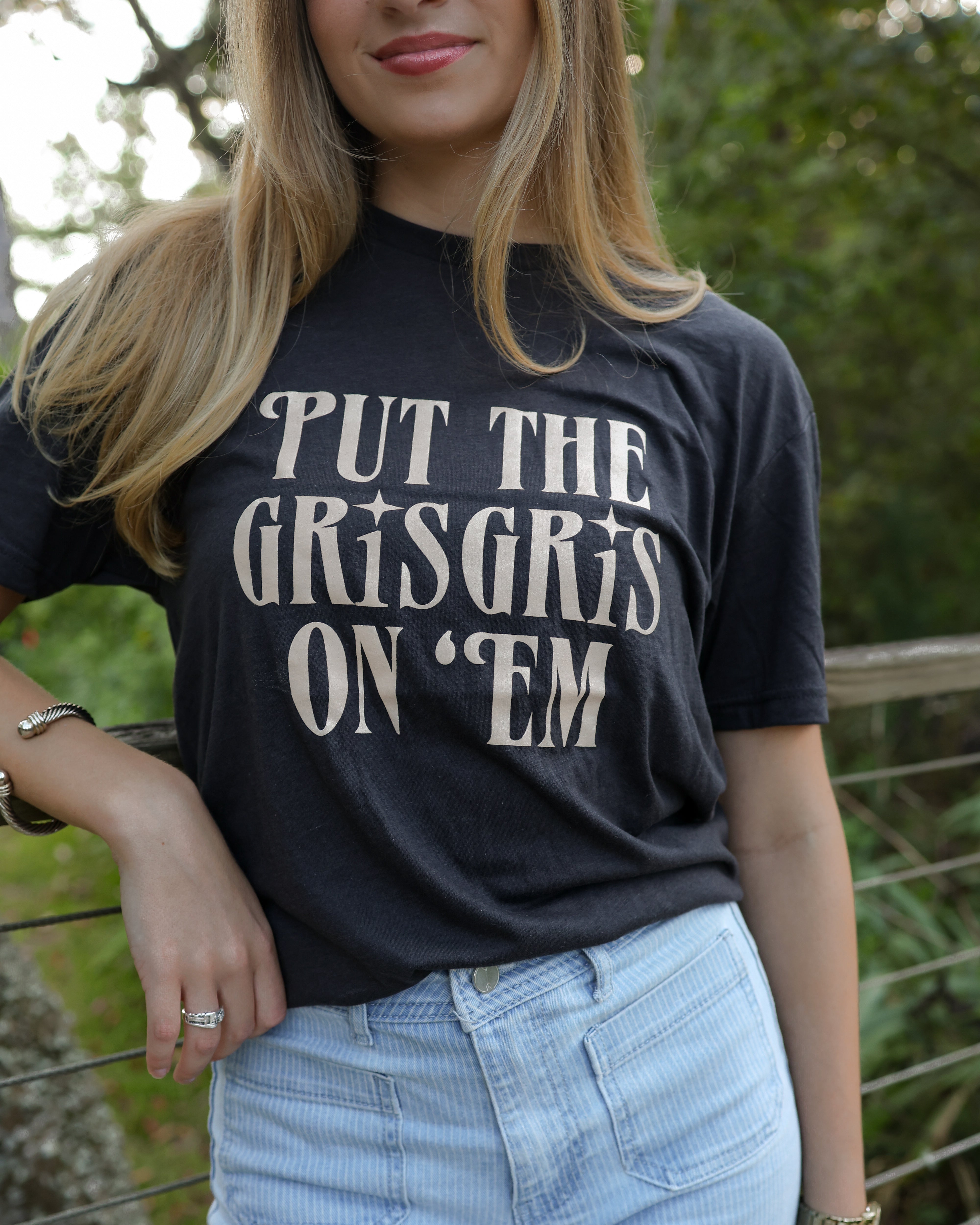 Put the Gris Gris on 'Em Black T-Shirt