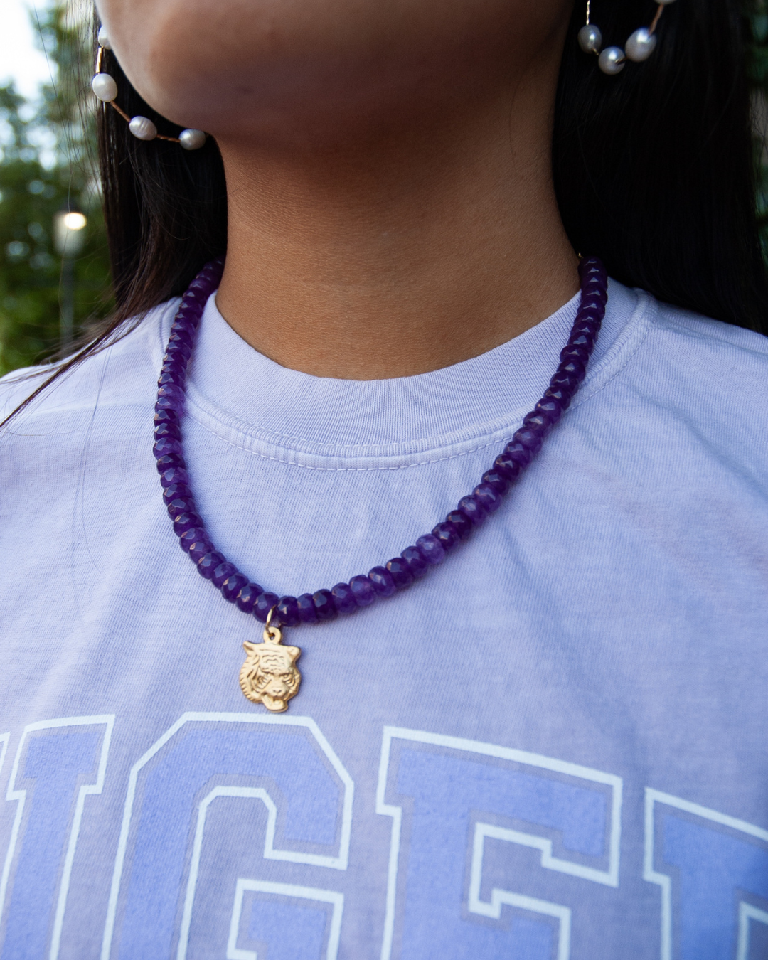Beaded Necklace, Tiger Necklace