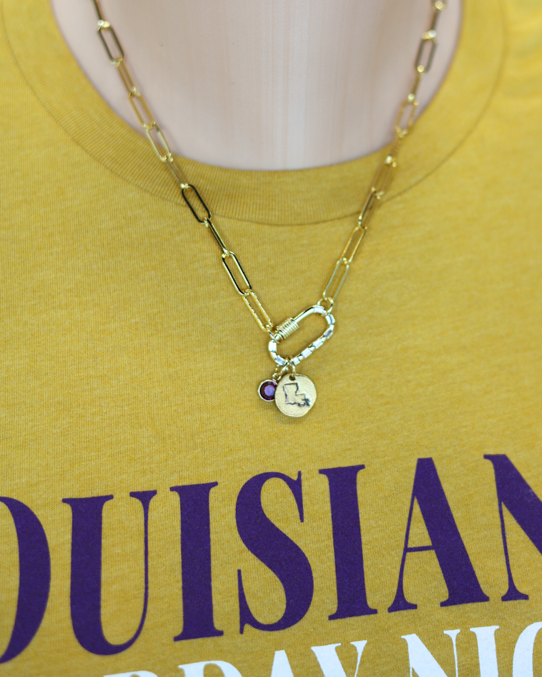 Carabiner Paperclip Chain Necklace