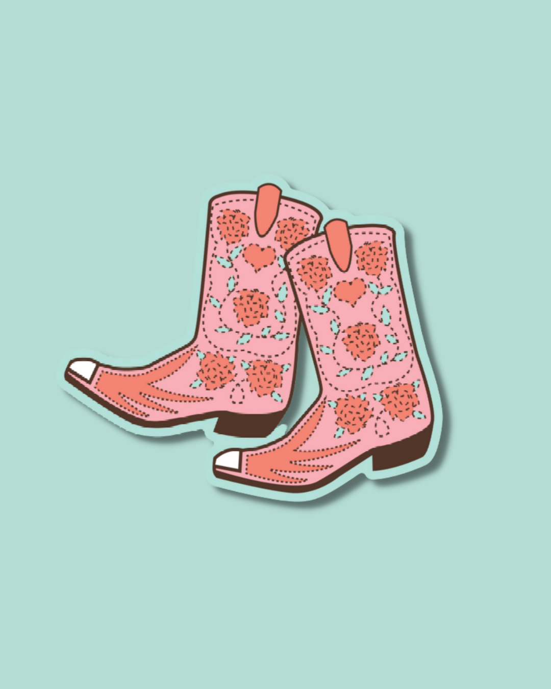 Cowgirl Boots Sticker