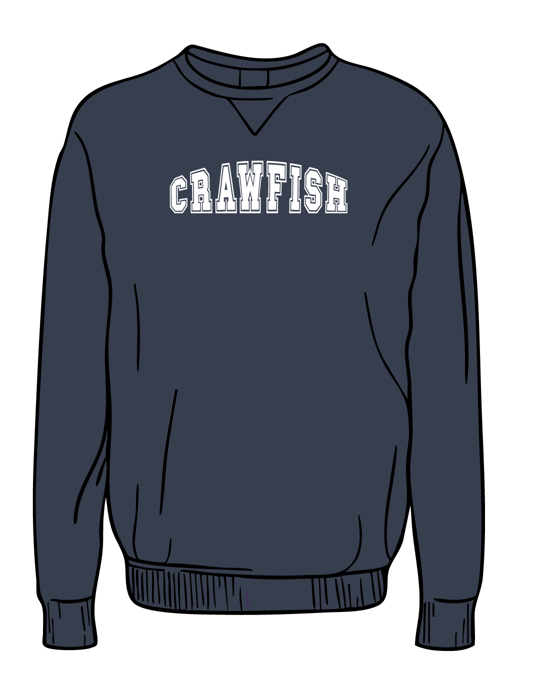 Crawfish Block Sweatshirt