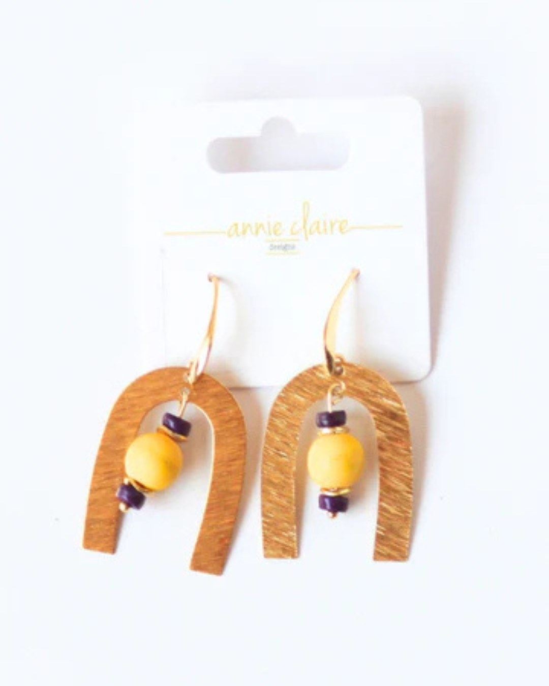 Gameday Beaded Drop Earrings