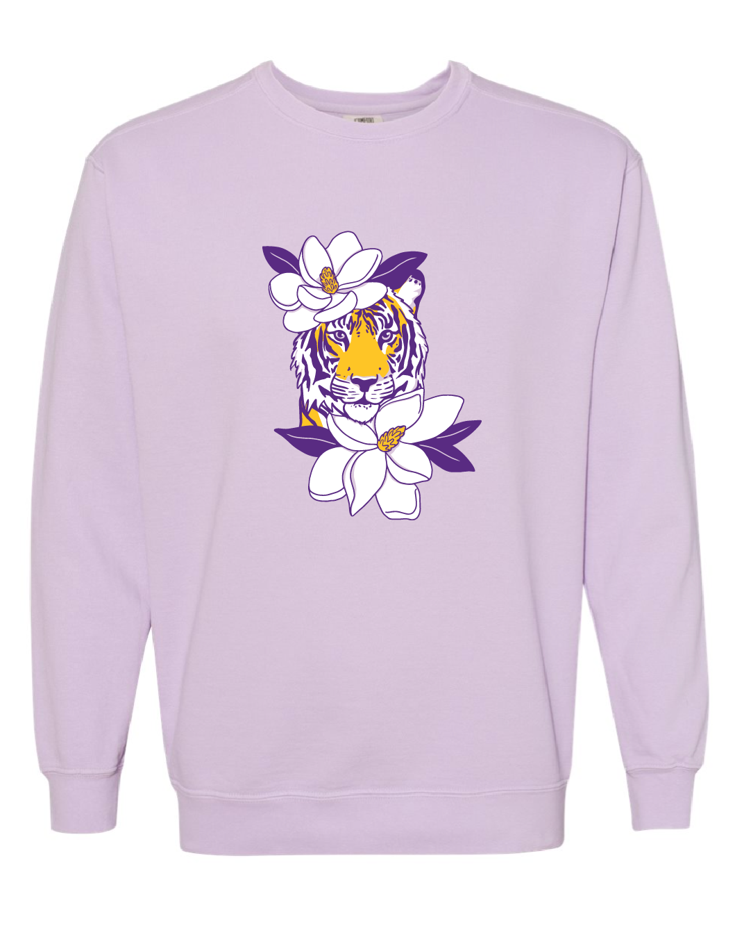 Sweet Baton Rouge, Baton Rouge Sweatshirt, Sweet Baton Rouge sweatshirt, Louisiana Apparel, New Orleans, Lafayette, Louisiana, Local Sweatshirts, Local Sweatshirts Near Me, Tiger sweatshirt, purple tiger sweatshirt, flower sweatshirt, magnolia sweatshirt, louisiana state flower sweatshirt