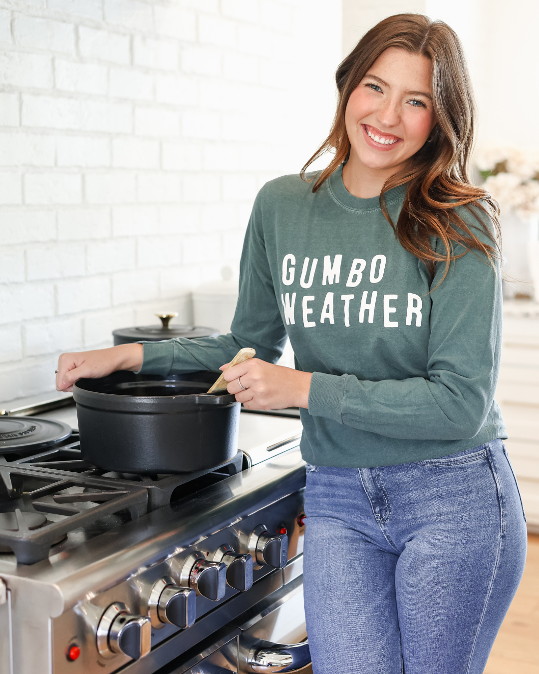 Gumbo Weather Long Sleeve T-Shirt