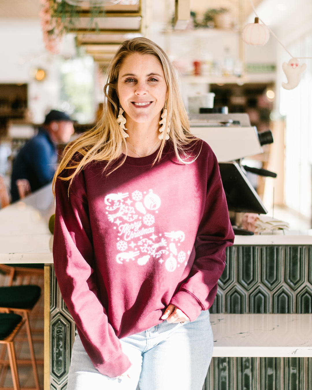 Louisiana Cajun Christmas Sweatshirt