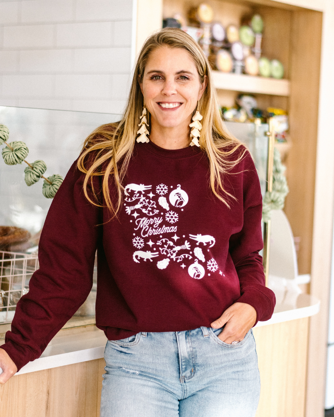 Louisiana Cajun Christmas Sweatshirt