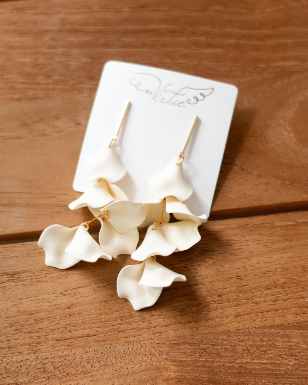 Hyacinth Petal Earrings