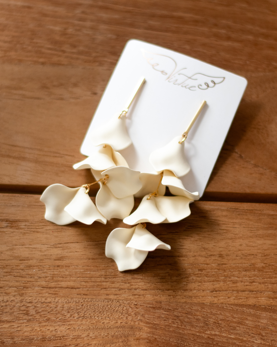 Hyacinth Petal Earrings