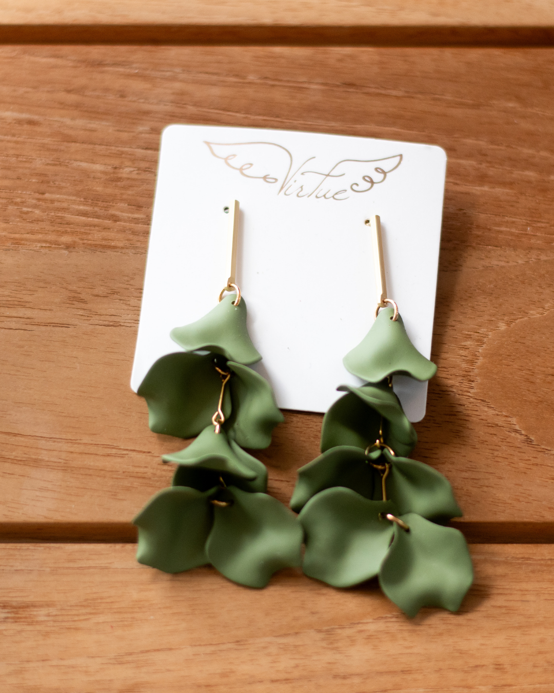 Hyacinth Petal Earrings