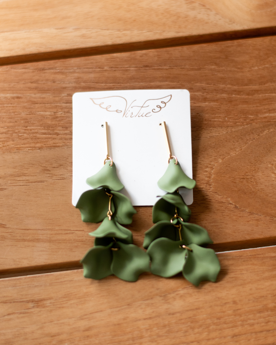 Hyacinth Petal Earrings