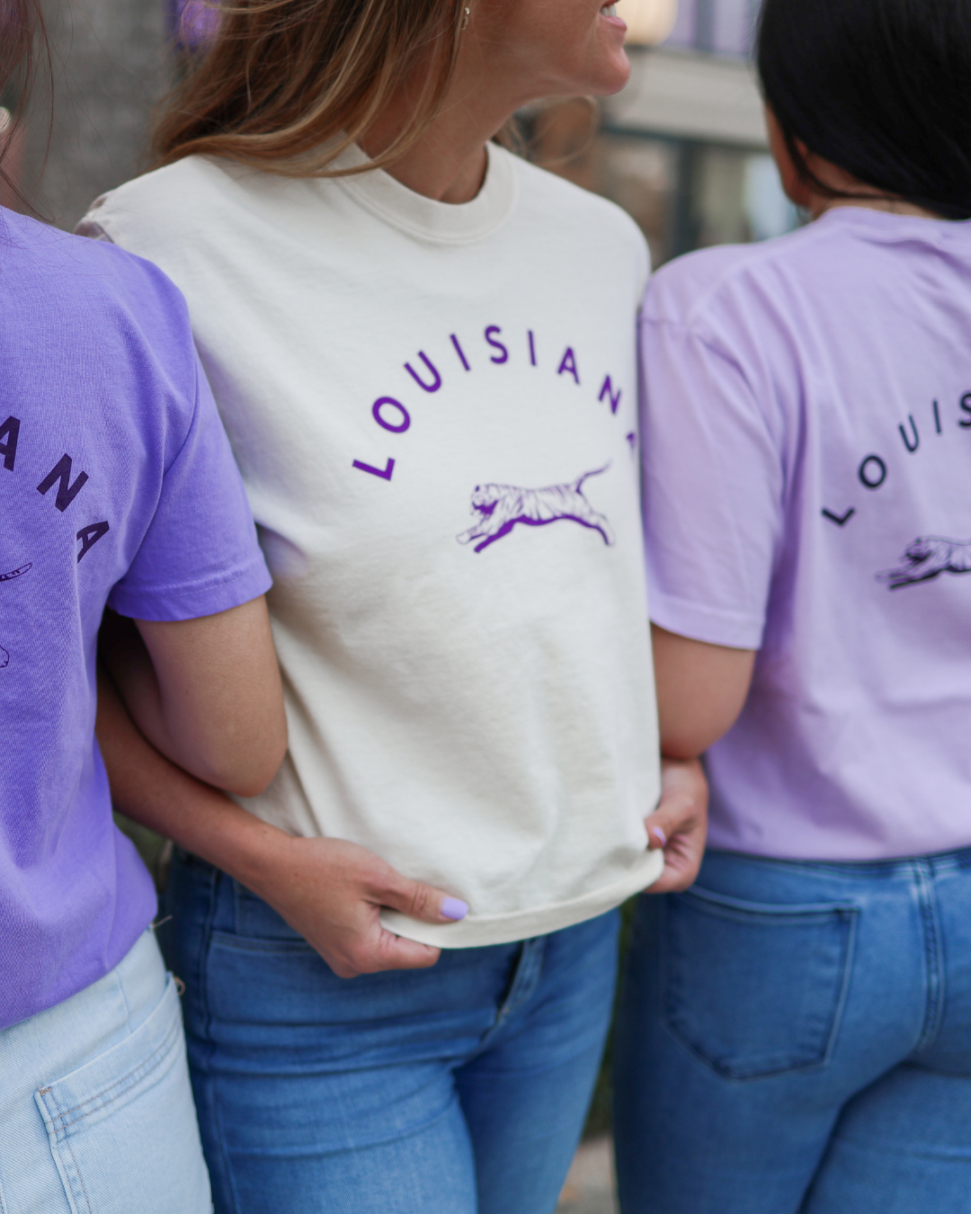 Louisiana Jumping Tiger Crop T-Shirt