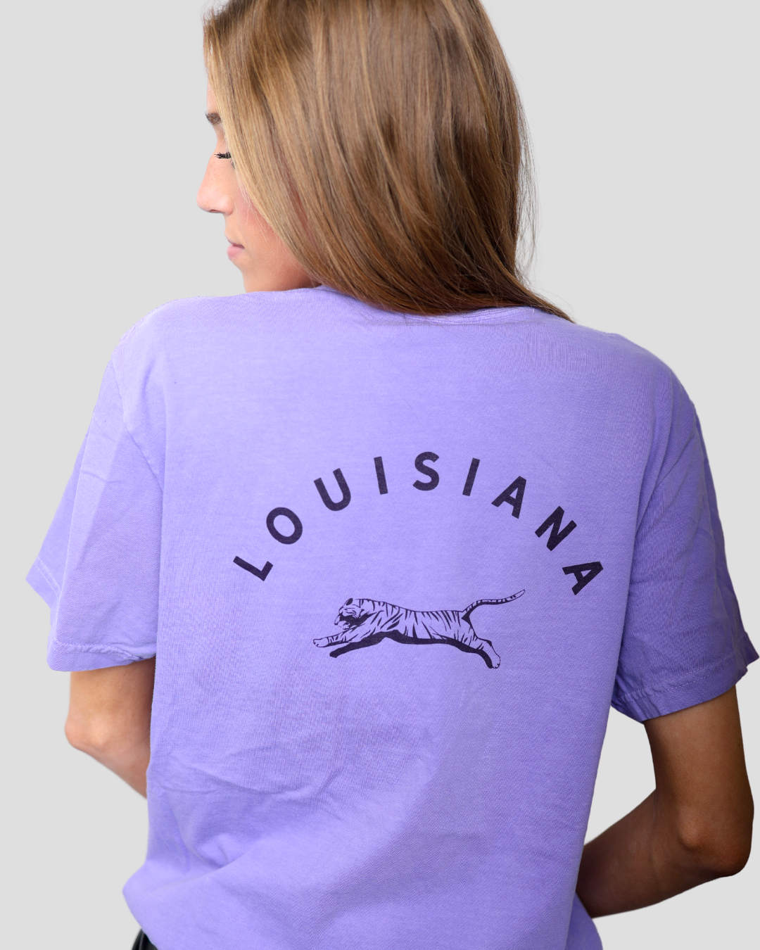 Louisiana Jumping Tiger Pocket T-Shirt