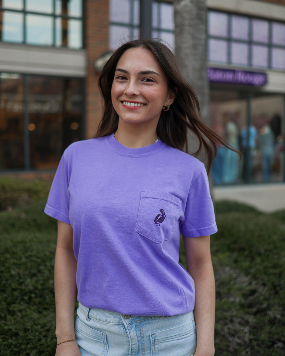 Louisiana Jumping Tiger Pocket T-Shirt
