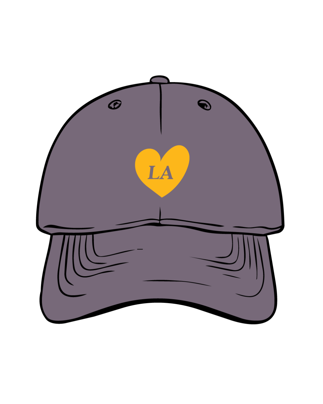 LA Heart Trucker Hat