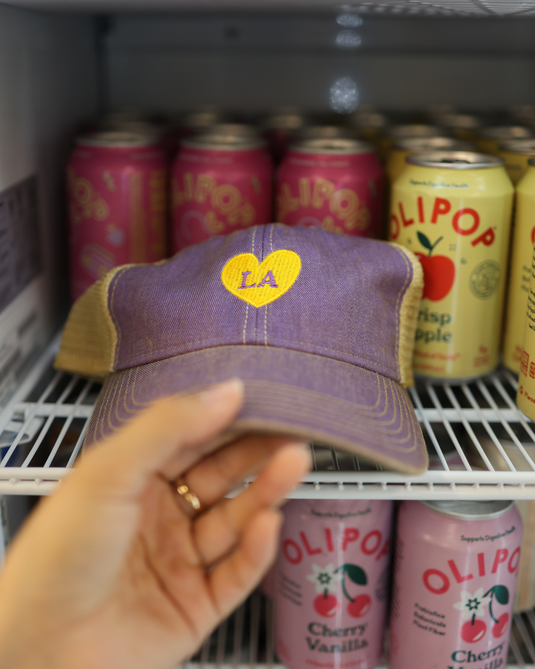 LA Heart Trucker Hat