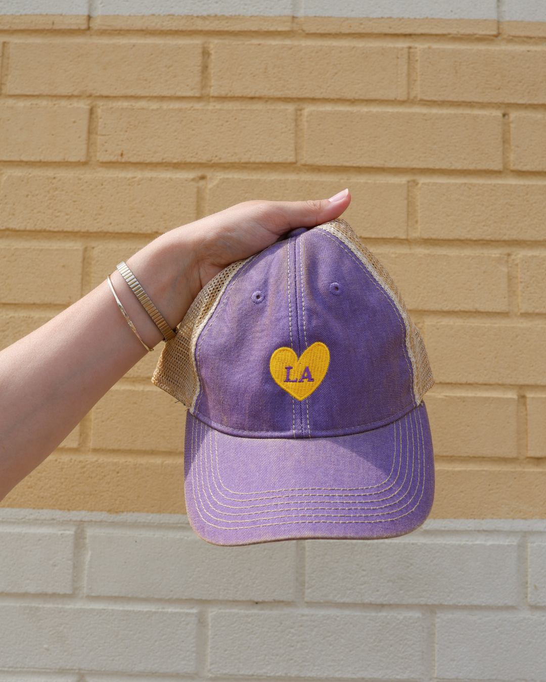 LA Heart Trucker Hat