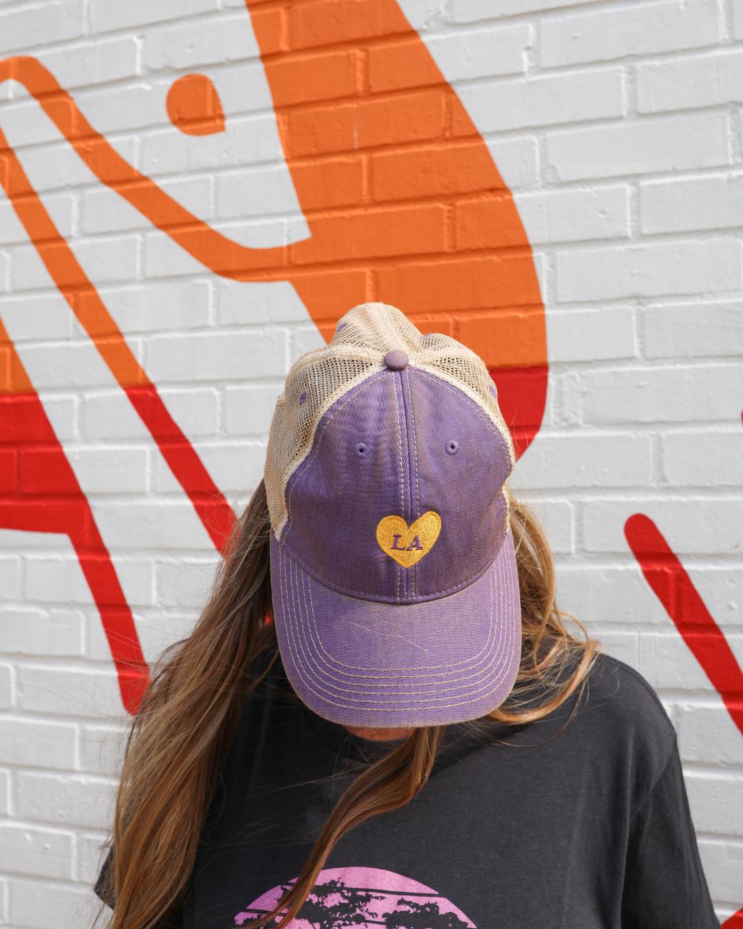 LA Heart Trucker Hat