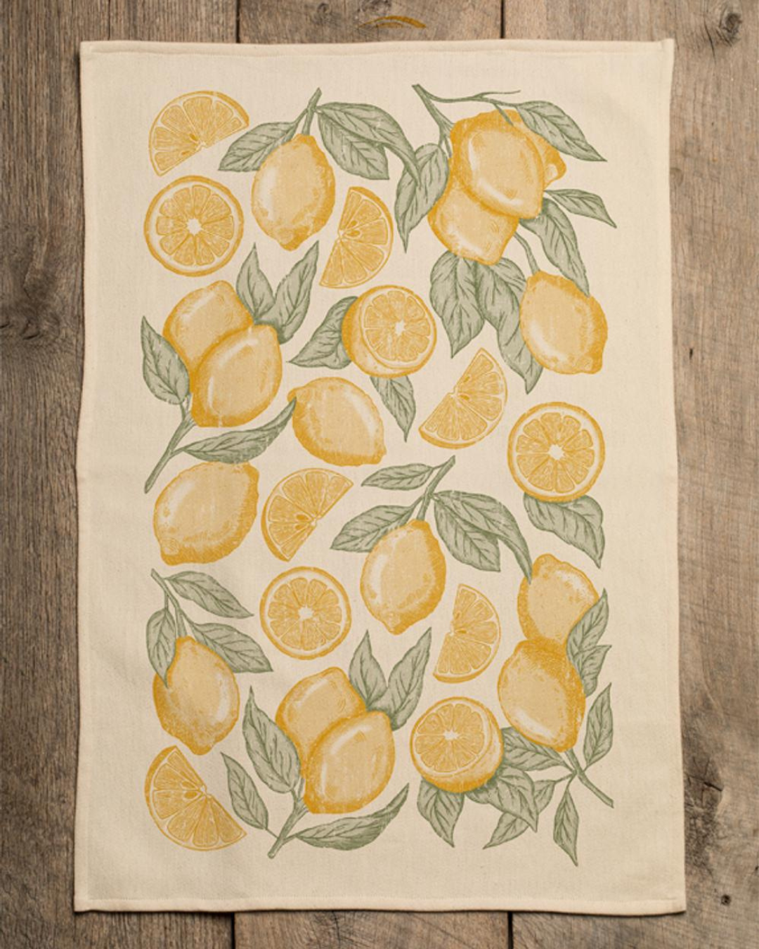 Lemon Pattern Kitchen Towel