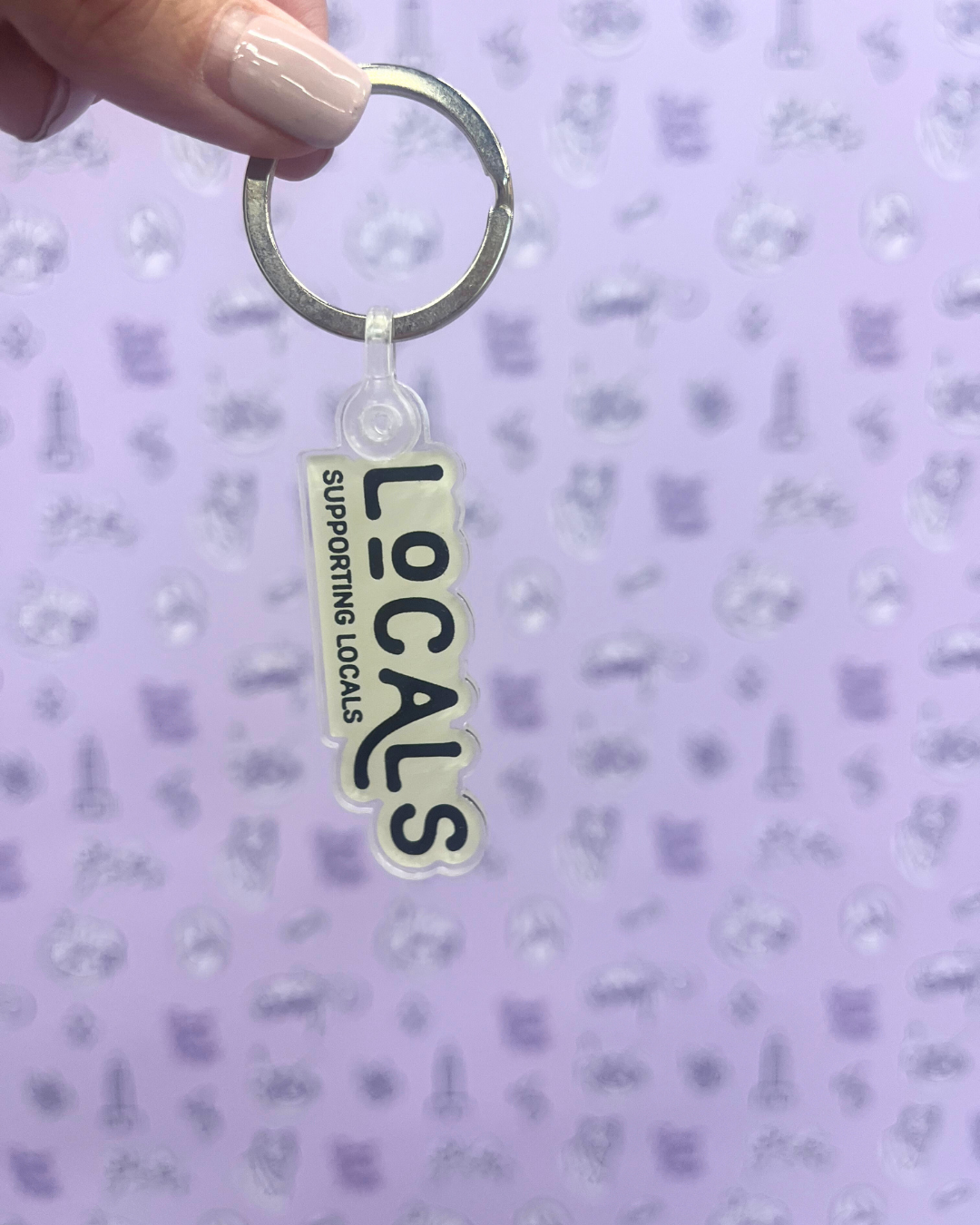 Locals Supporting Locals Keychain