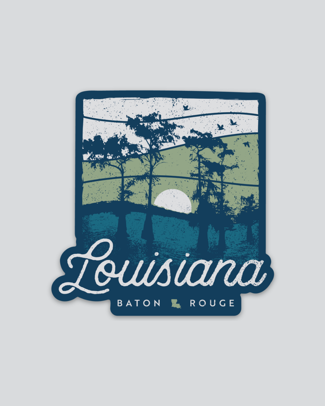 Unique Louisiana Gifts, Louisiana Sticker, Baton Rouge, New Orleans, Lafayette, Sweet Baton Rouge, Stickers, Baton Rouge Pride Sticker Near me, Louisiana themed sticker, Louisiana themed sticker near me, Bayou Sticker, Swamp Sticker, Gulf Coast 