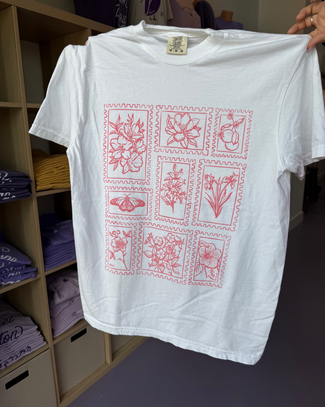 Unique Louisiana Gifts, Louisiana Apparel, Baton Rouge, New Orleans, Lafayette, Sweet Baton Rouge, Louisiana Apparel Near Me, Louisiana themed shirt, Local themed Shirt, Louisiana Botanical shirt, Louisiana Botanical near me, Floral shirt, Louisiana flower shirt