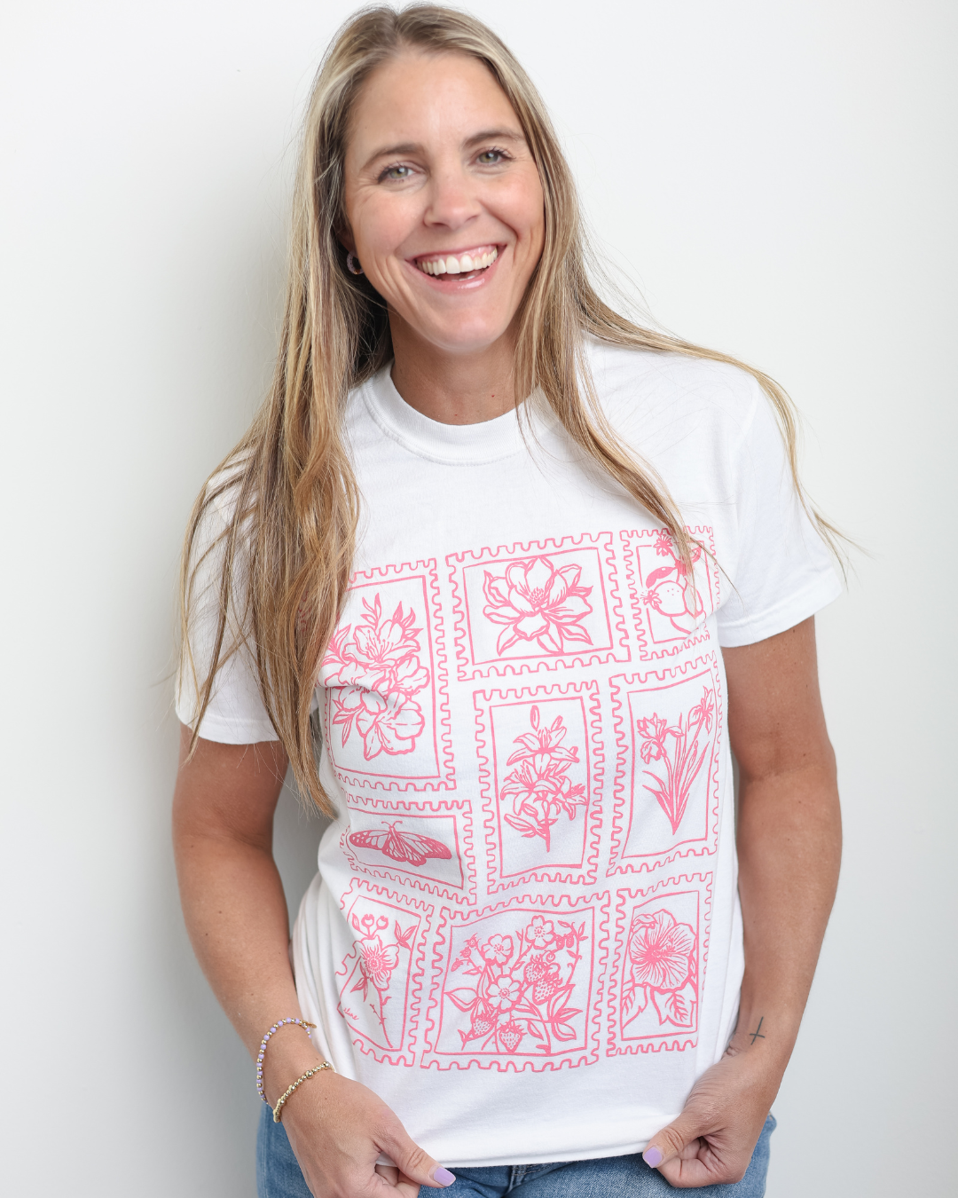 Louisiana Botanical Stamps T-Shirt