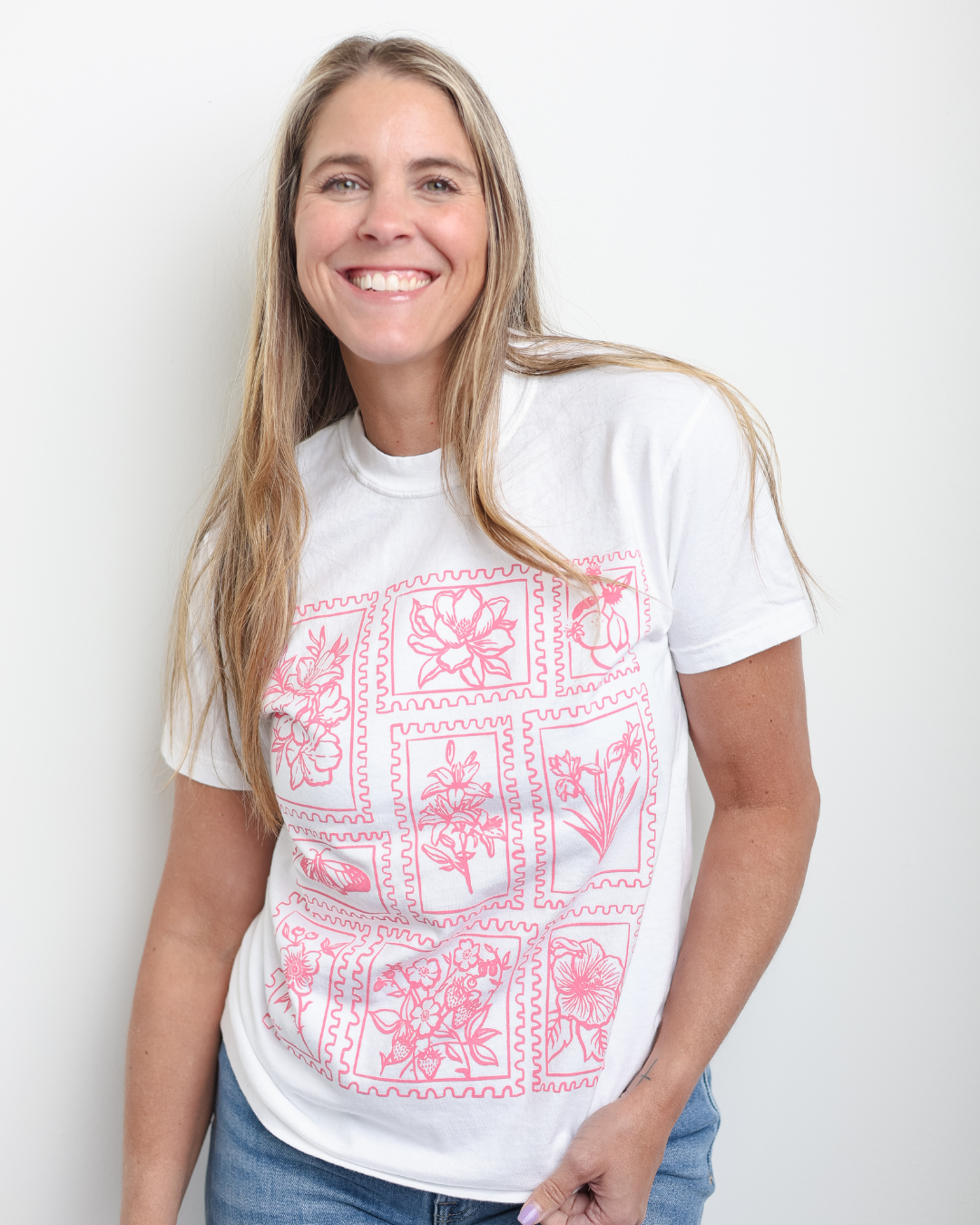 Louisiana Botanical Stamps T-Shirt