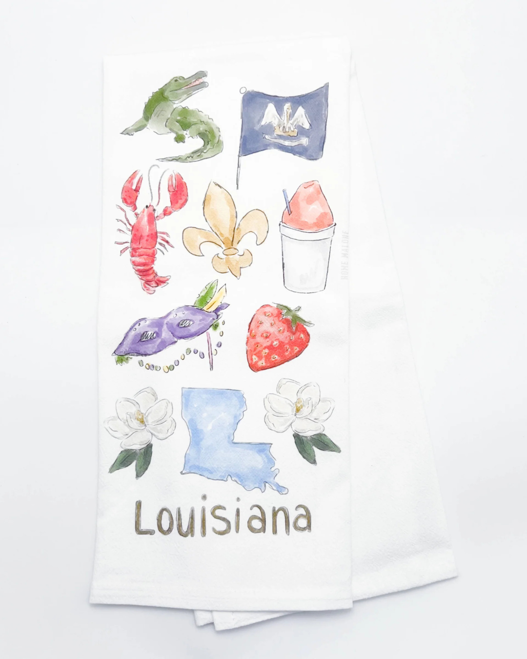Louisiana Icons Tea Towel