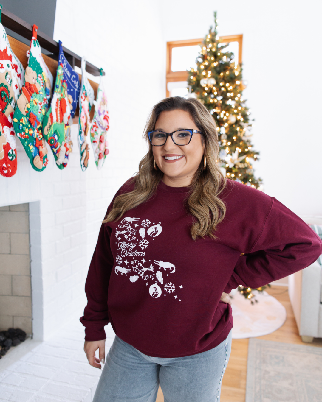 Louisiana Cajun Christmas Sweatshirt