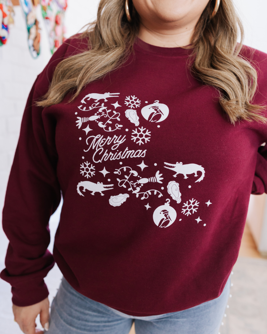 Louisiana Cajun Christmas Sweatshirt