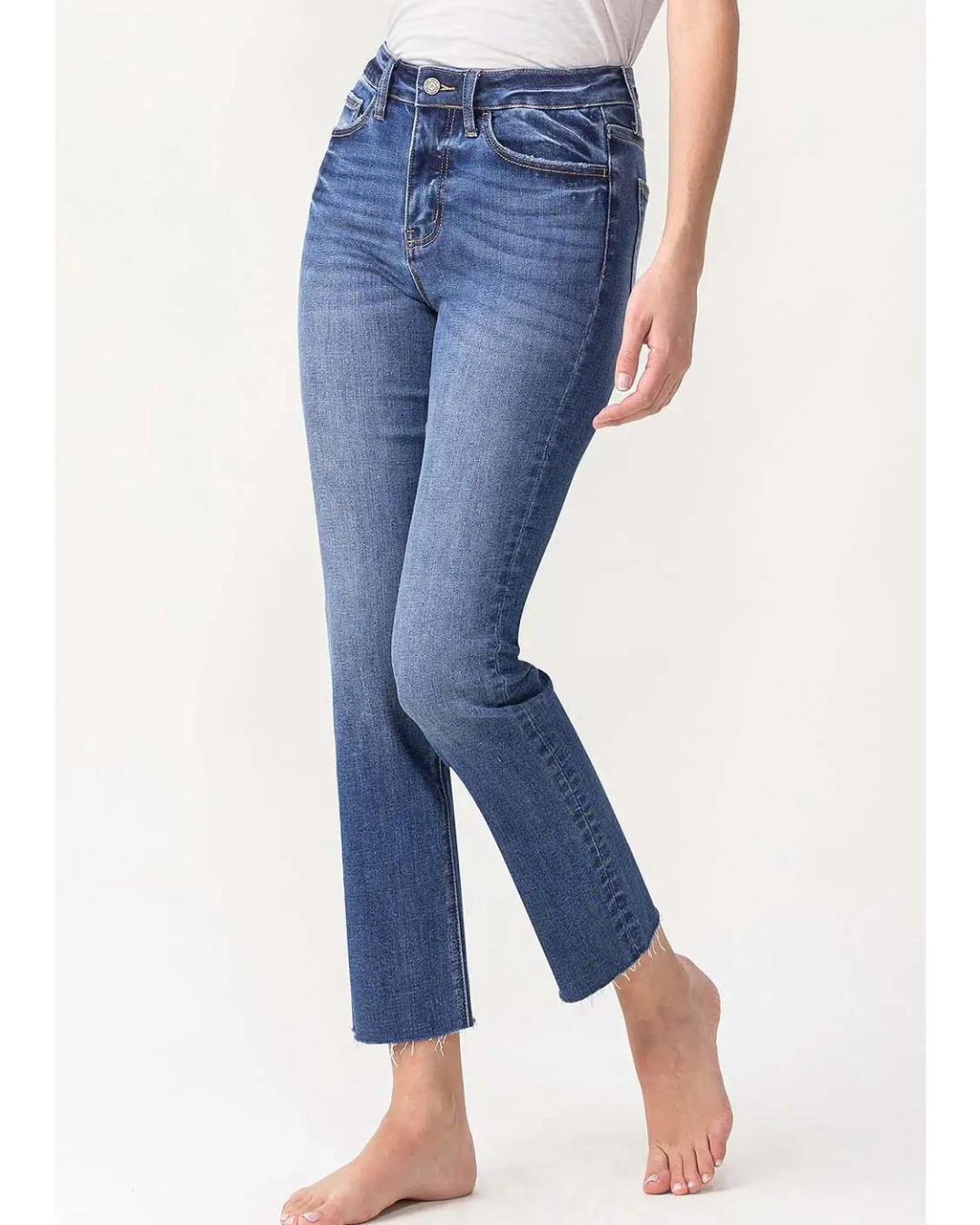 Lovervet by VERVET High Rise Slim Straight Jean