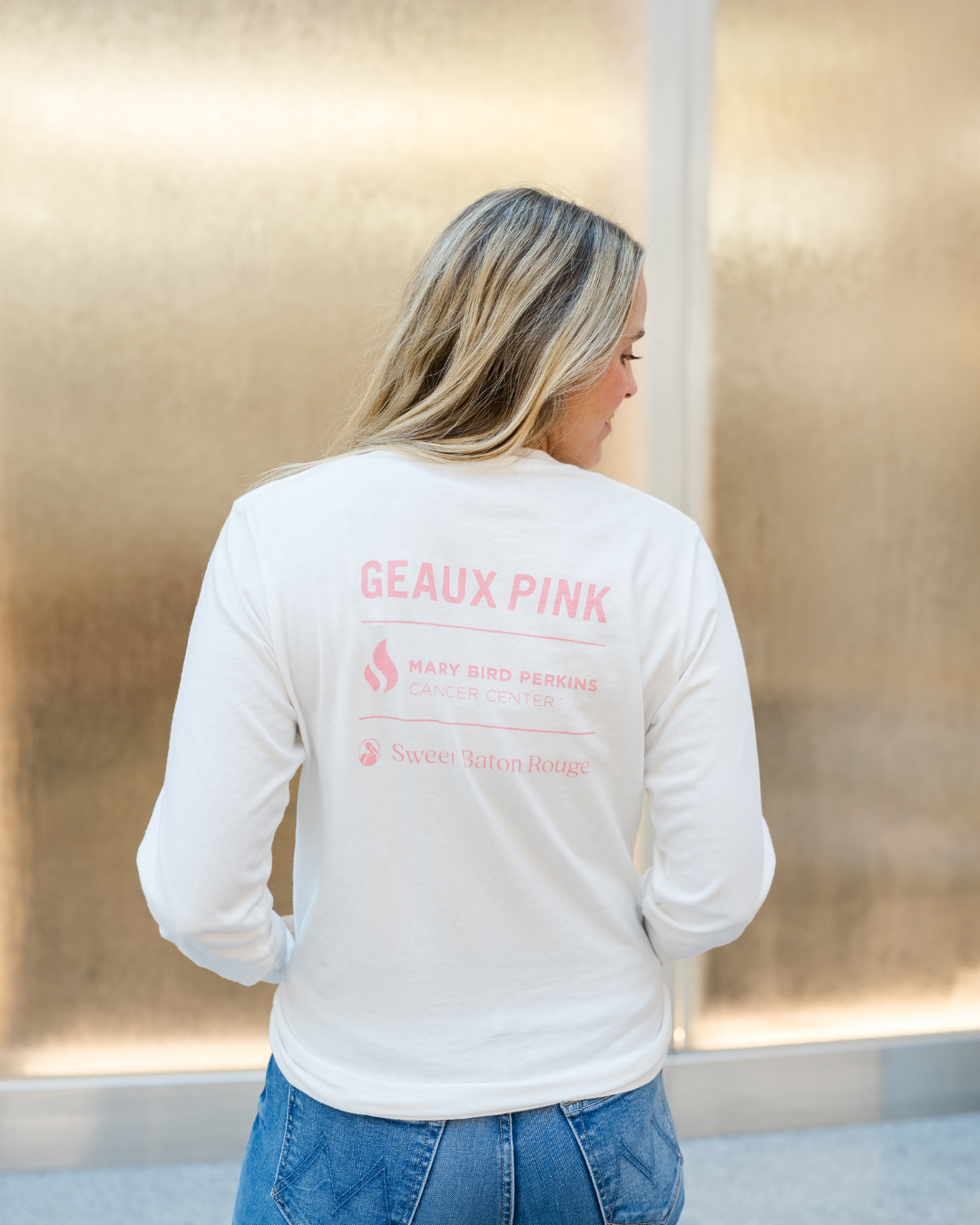 Magnolias of Hope Long Sleeve  |  Geaux Pink