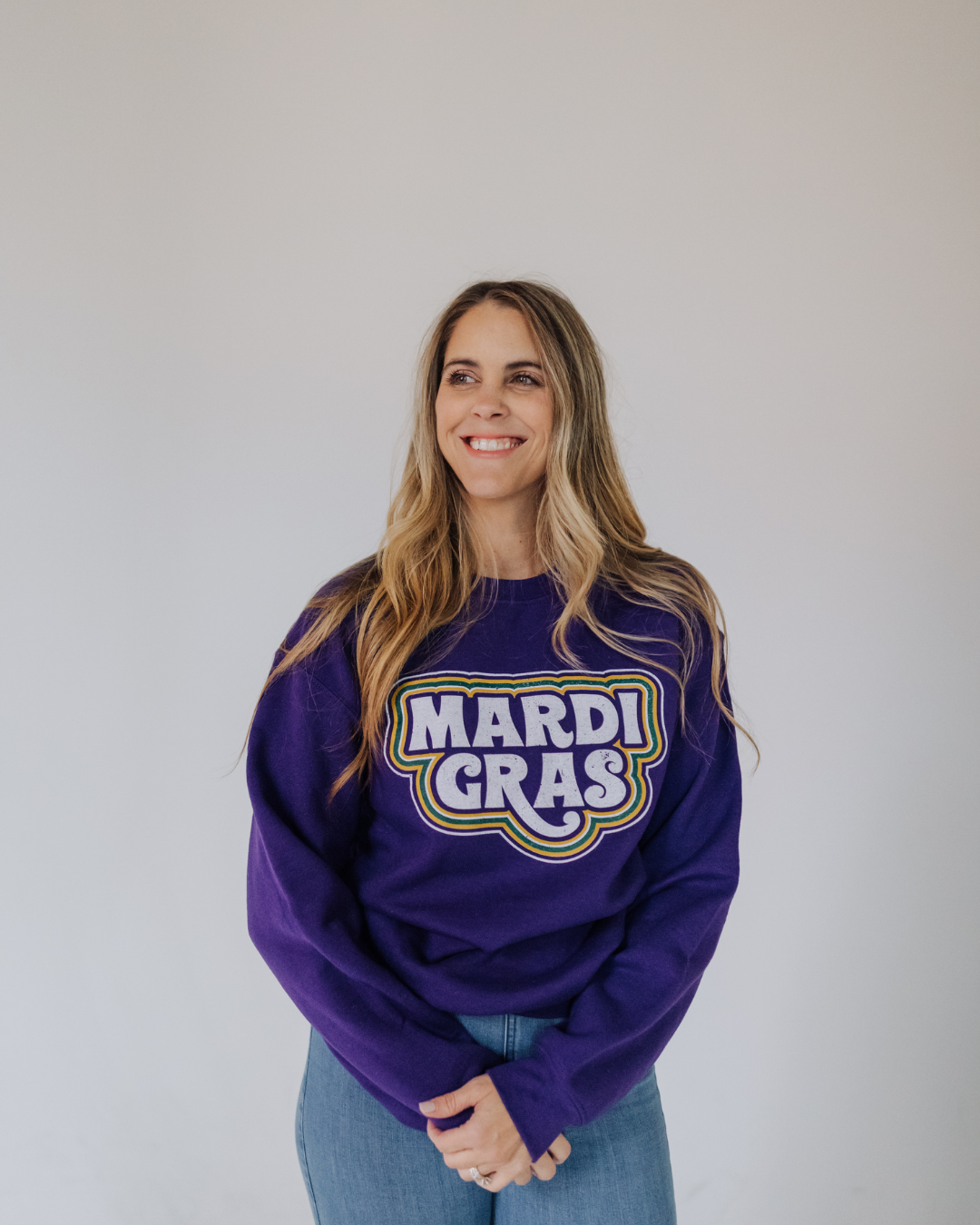 Groovy Mardi Gras© Sweatshirt  | Mardi Gras Shirts