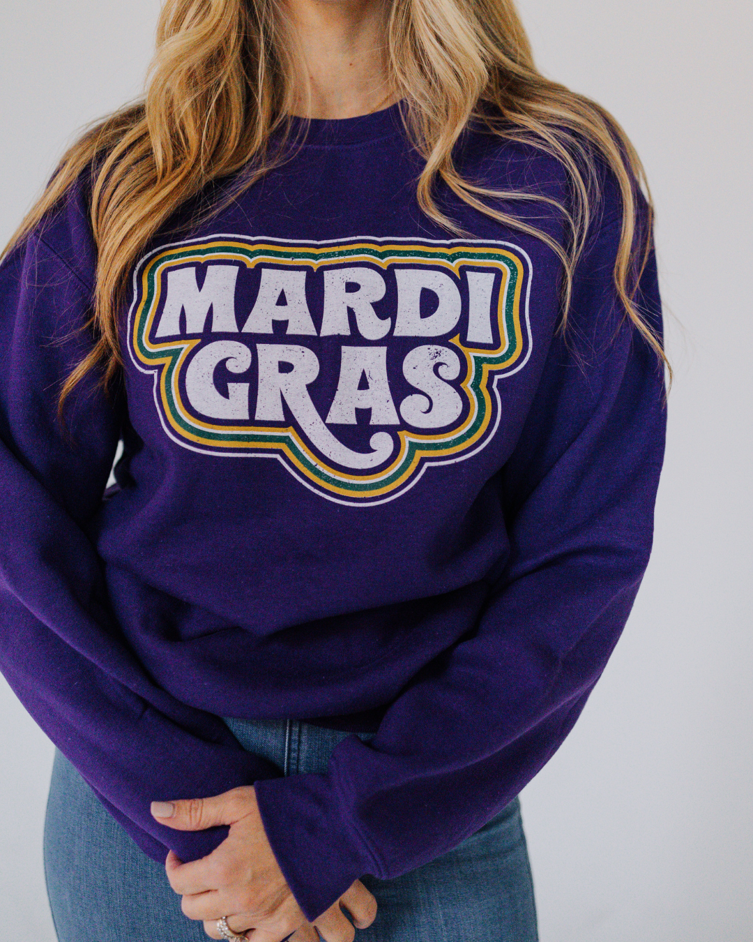 Groovy Mardi Gras© Sweatshirt  | Mardi Gras Shirts