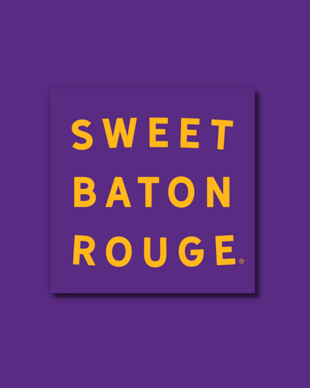 Unique Louisiana Gifts, Louisiana Sticker, Baton Rouge, New Orleans, Lafayette, Sweet Baton Rouge, Stickers, Baton Rouge Pride Sticker Near me, Louisiana themed sticker, Louisiana themed sticker near me 
