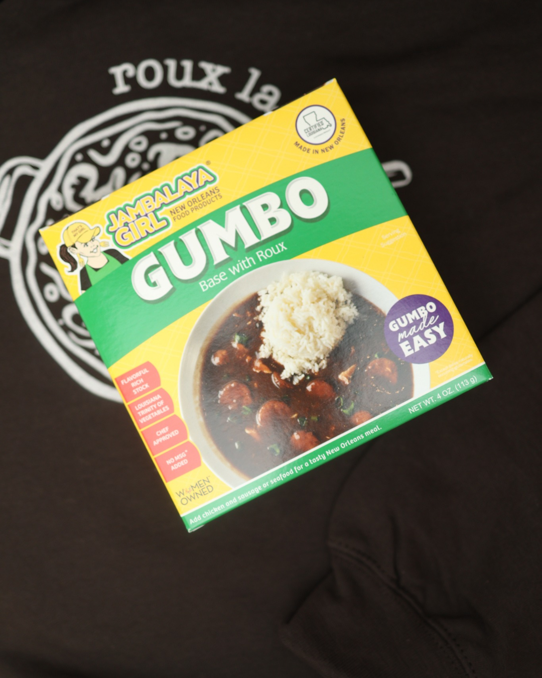 Jambalaya Girl Gumbo Base with Roux on the Roux La La Sweatshirt