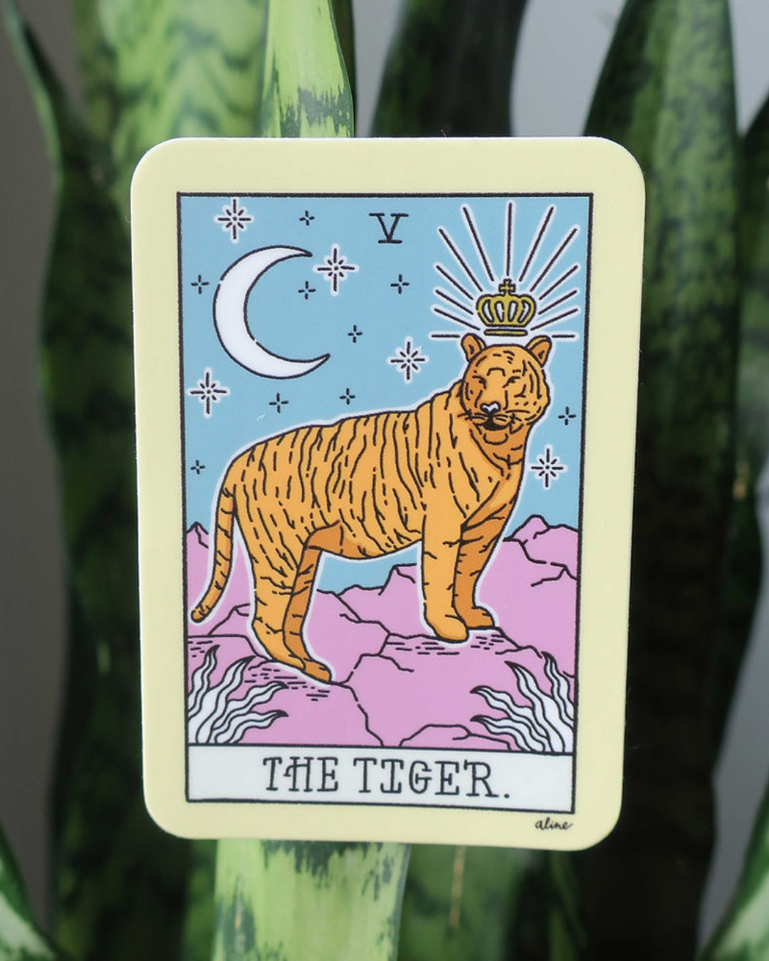 Tiger Tarot Sticker