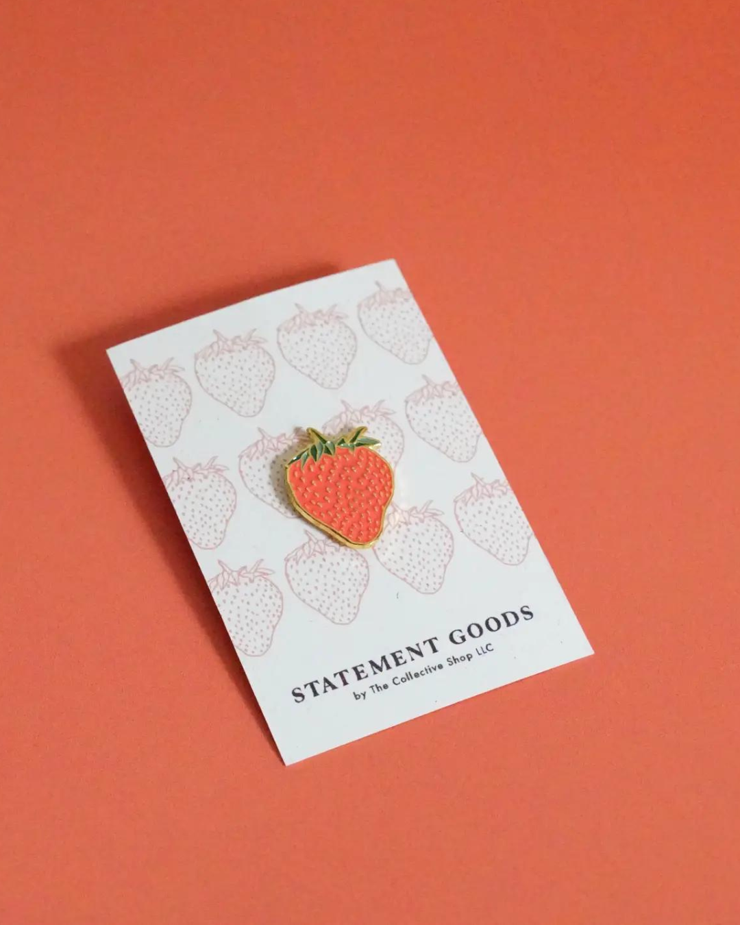 Strawberry Enamel Pin