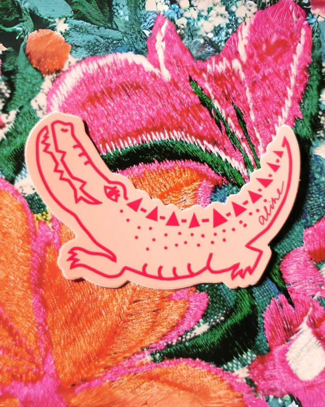 Lady Gator Sticker