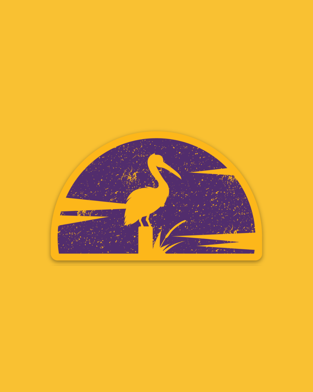 Unique Louisiana Gifts, Louisiana Sticker, Baton Rouge, New Orleans, Lafayette, Sweet Baton Rouge, Stickers, Baton Rouge Pride Sticker Near me, Louisiana themed sticker, Louisiana themed sticker near me, Bayou Sticker, Swamp Sticker, Gulf Coast, pelican sticker, Sunset sticker, Louisiana sunset sticker