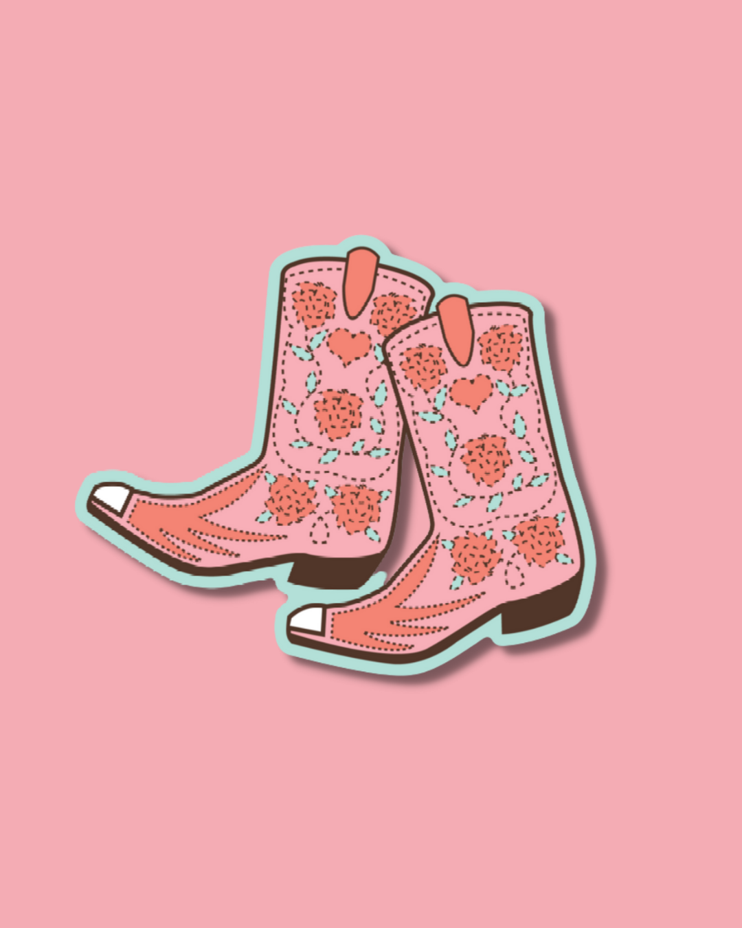 Cowgirl Boots Sticker – Sweet Baton Rouge