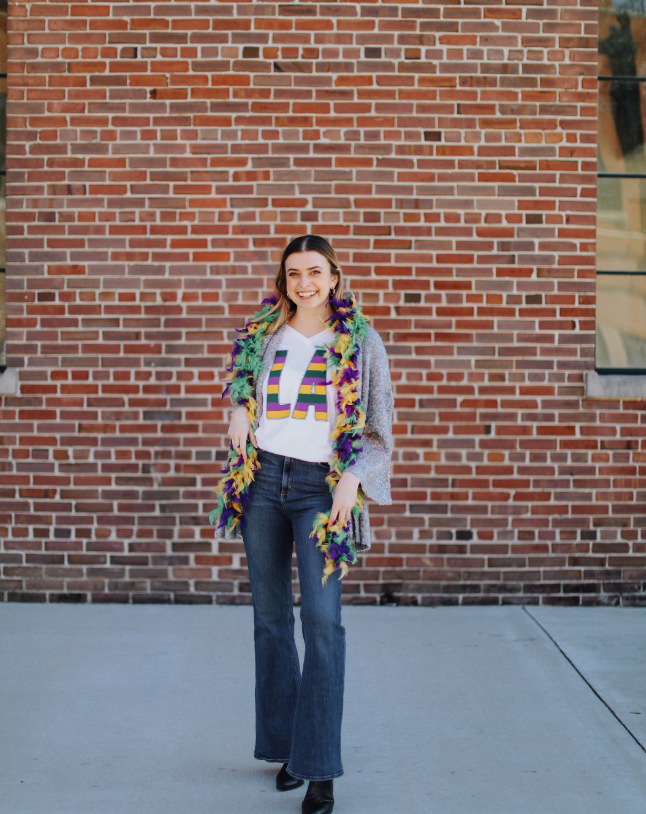 LA Mardi Gras Stripes©  | Mardi Gras Shirts