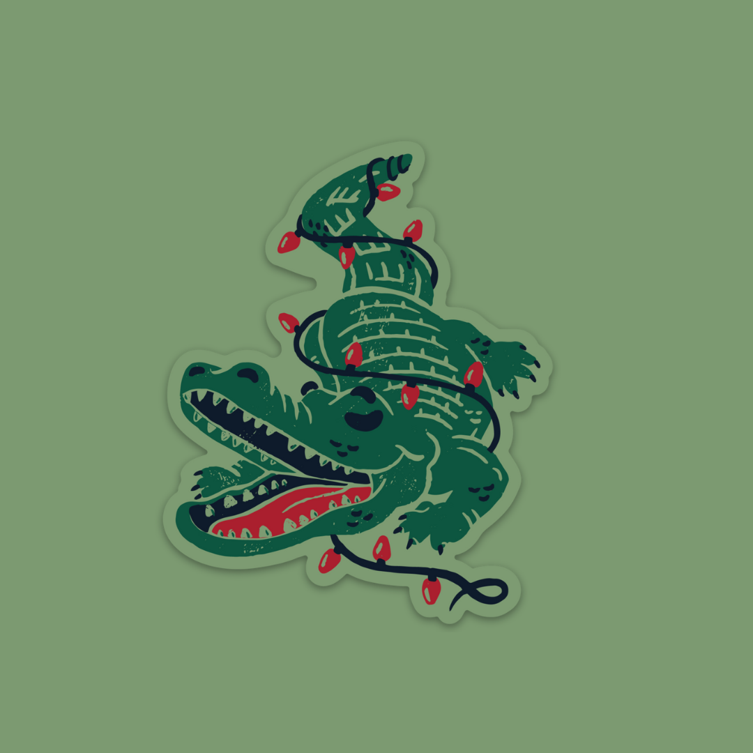 FaLaLa Gator Sticker