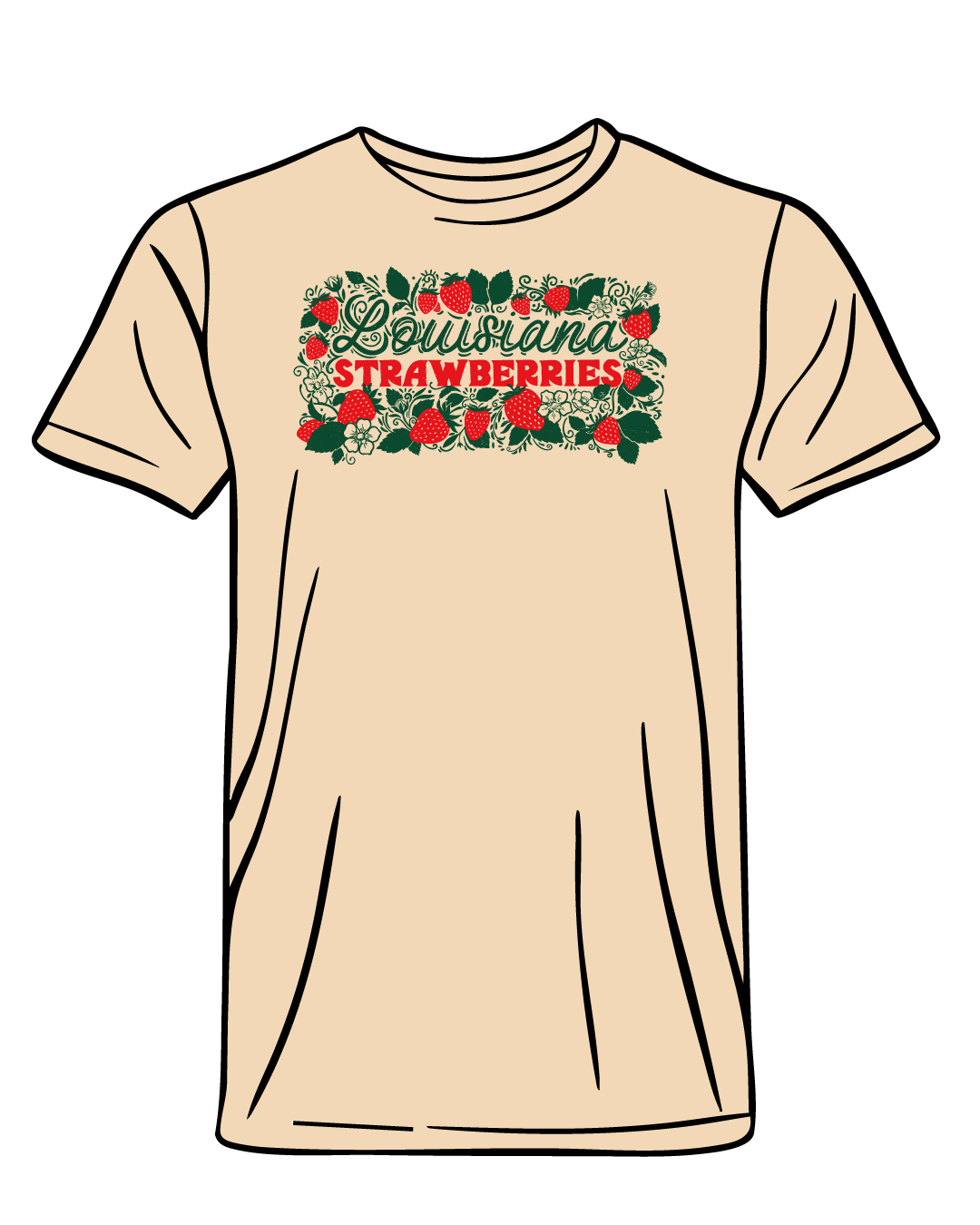 Louisiana Strawberries T-shirt