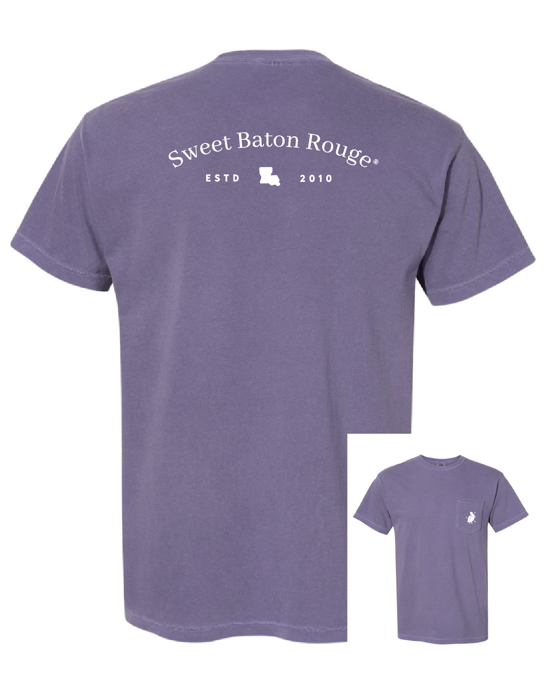 Sweet Baton Rouge® Travels Pocket T-Shirt