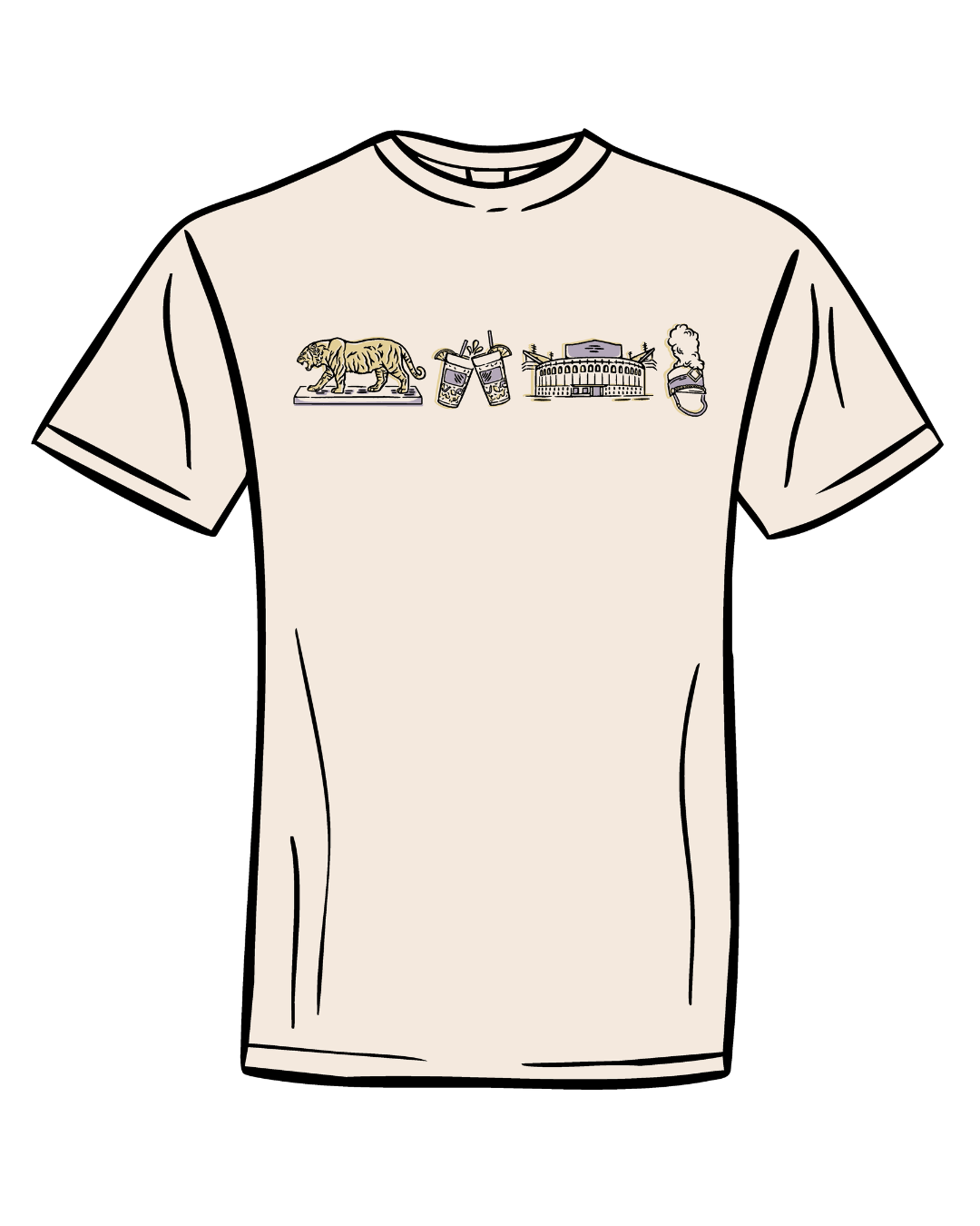 Tigers Tailgates Traditions T-Shirt – LSU gameday tee by Sweet Baton Rouge